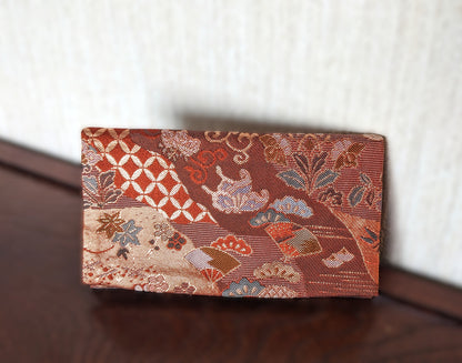 Kimono wallet - Gold/Red