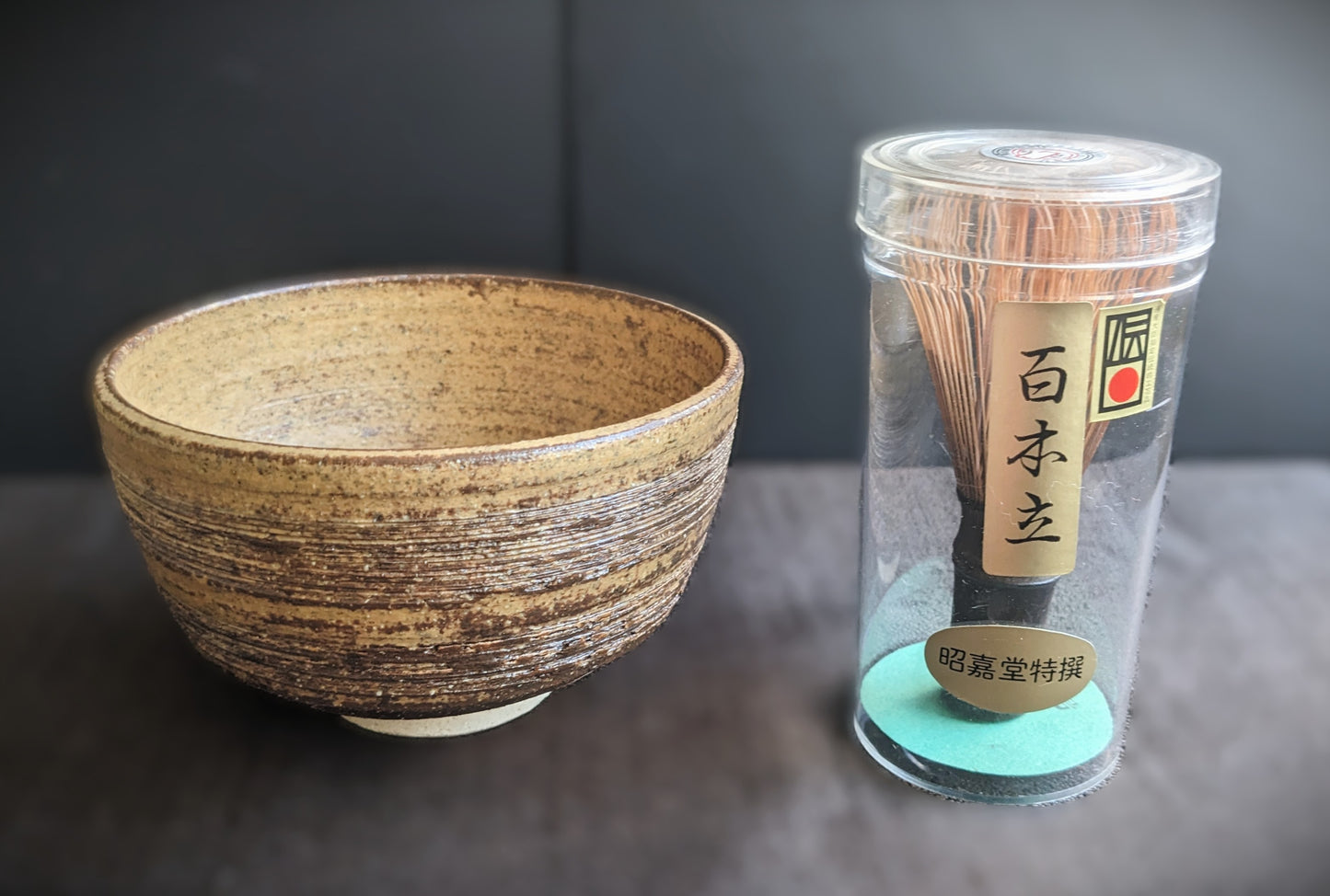 Japanese Matcha set - tea scoop/tea bowl/Chasen(bamboo whisk)/Matcha container/small plate