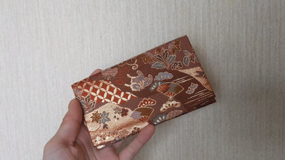 Kimono wallet - Gold/Red